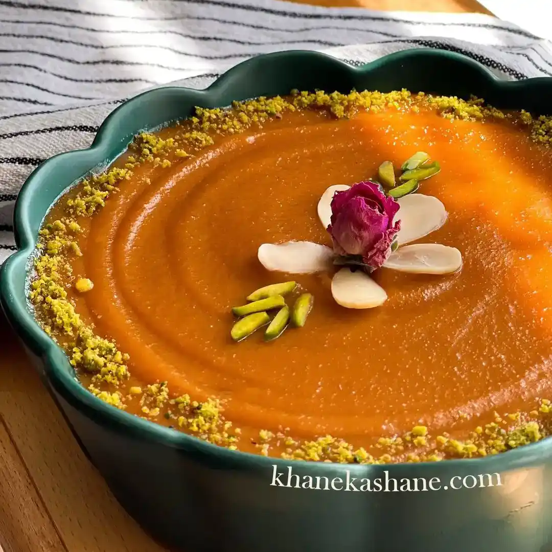 طرز تهیه حلوا زعفرانی