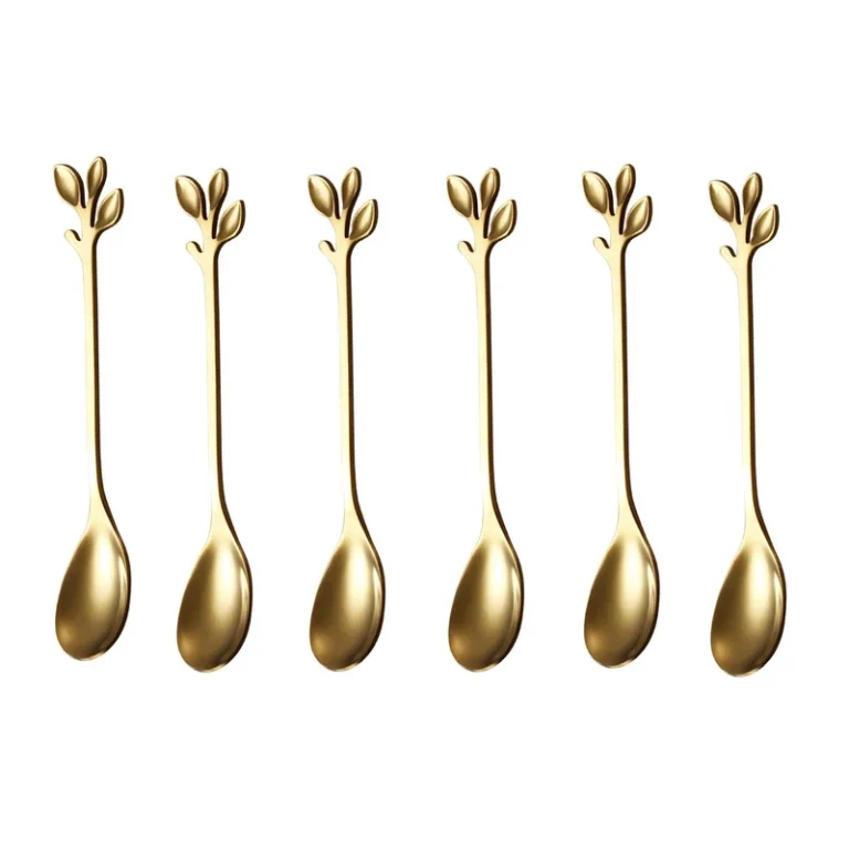 قاشق چای خوری مدل برگ